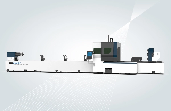 Cortadora de tubos láser con tres mandriles Serie NT