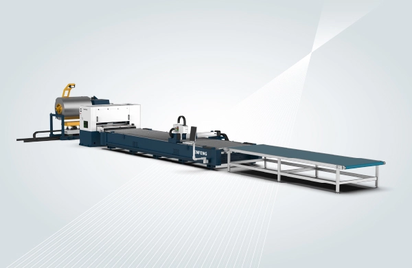 Línea de corte láser para bobinas de acero de 0,6–2 mm