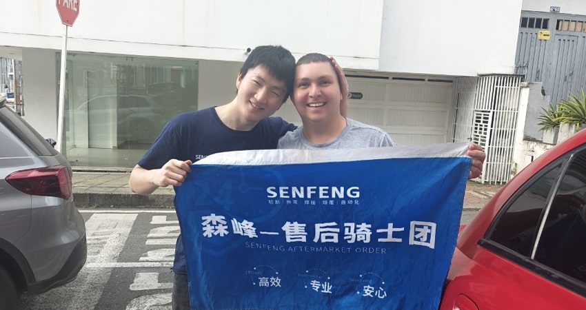 SENFENG realiza instalación en Colombia