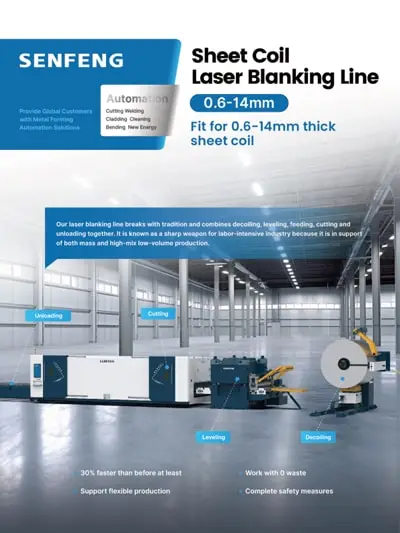 Línea de Corte Láser para Bobina y Chapa