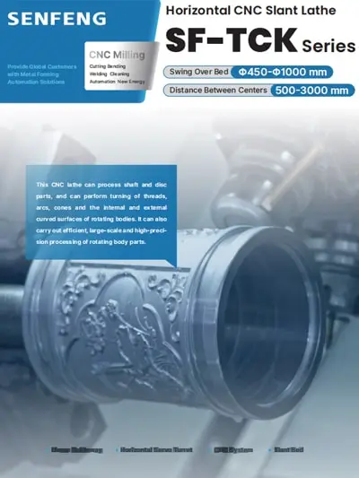 Torno Horizontal CNC Inclinado Serie SF-TCK