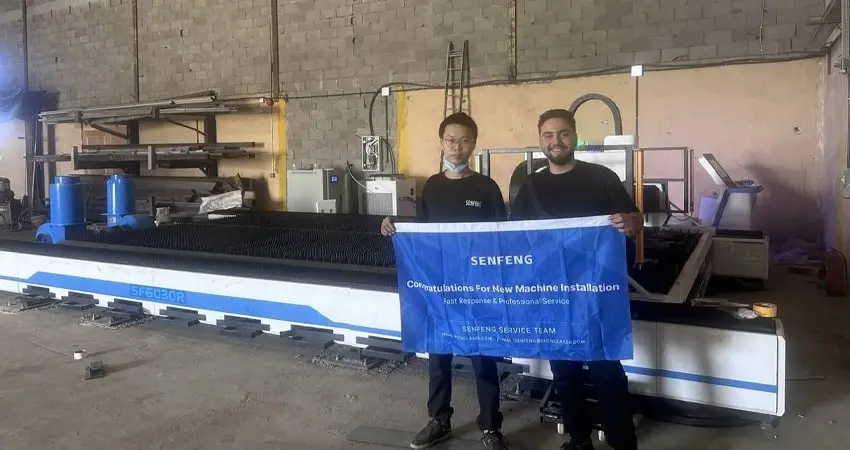 Láser de fibra de 12 kW: Capacitación técnica para un cliente en Arabia Saudita