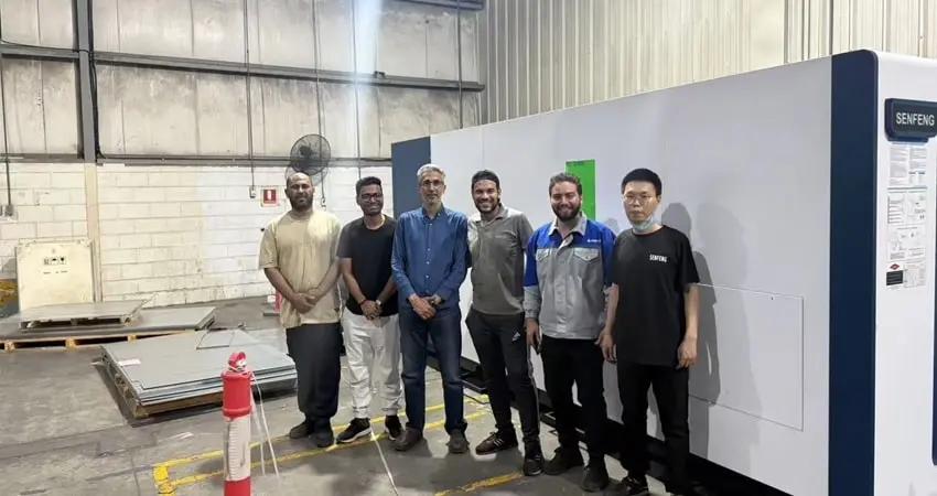 Instalación y Formación en Máquina de Corte por Láser 6kW en Arabia Saudita