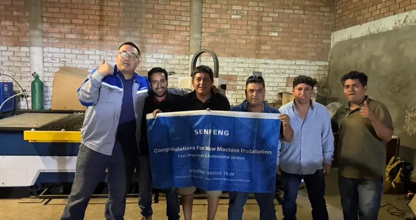 SF3015N Fiber Laser Sheet Cutting Machine Installation & Training in Peru